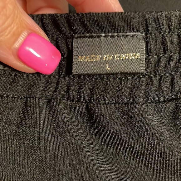 Guess jean cocktail black halter back tie dress, bustier with mirror pin sz L jr - Picture 9 of 14